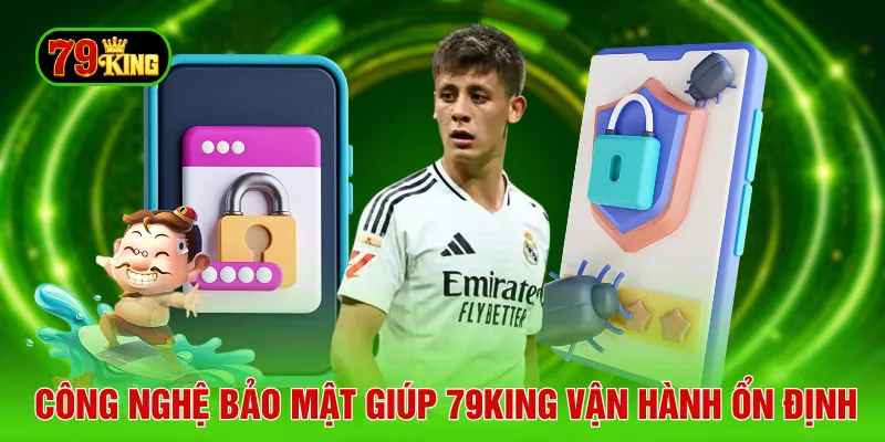 Công nghệ bảo mật giúp 79KING vận hành ổn định