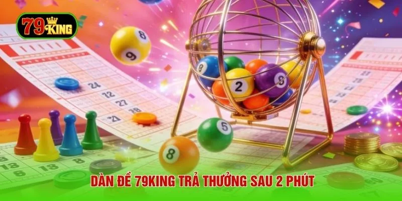 Dàn đề 79KING trả thưởng sau 2 phút