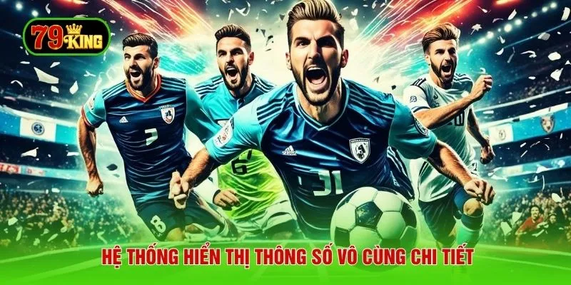 Hệ thống hiển thị thông số vô cùng chi tiết
